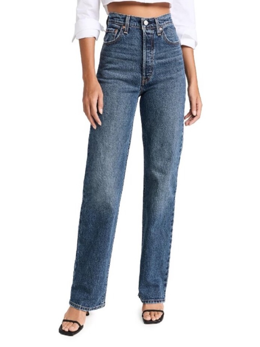 Ribcage Straight Full Length Women's Jeans 31X 32 Valley View